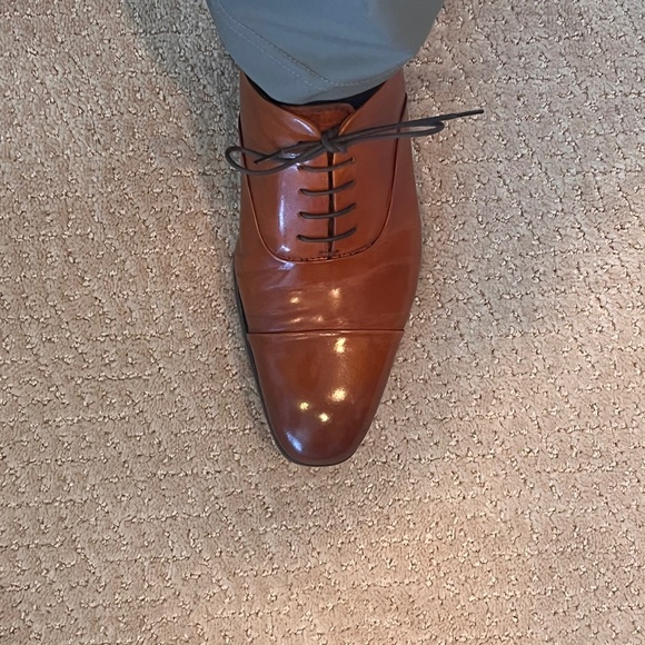 Anthony Veer “Genoa” cap-toe oxfords size 9 in cognac main image 7